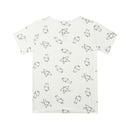 Unisex Short Sleeve T-Shirt Cute Big Star & Sheepz White
