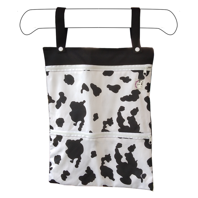 Wet Bag XL - Moo Moo Black