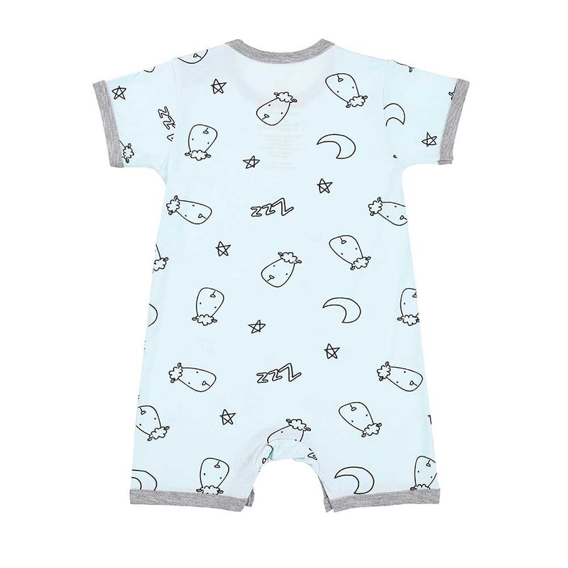 Romper Short Sleeve Sweet Dreams Baa Baa Blue