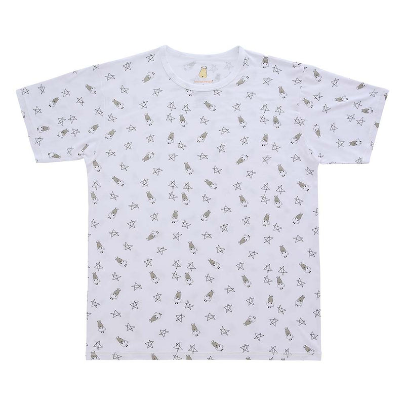 Unisex Short Sleeve T-Shirt Small Star & Sheepz White