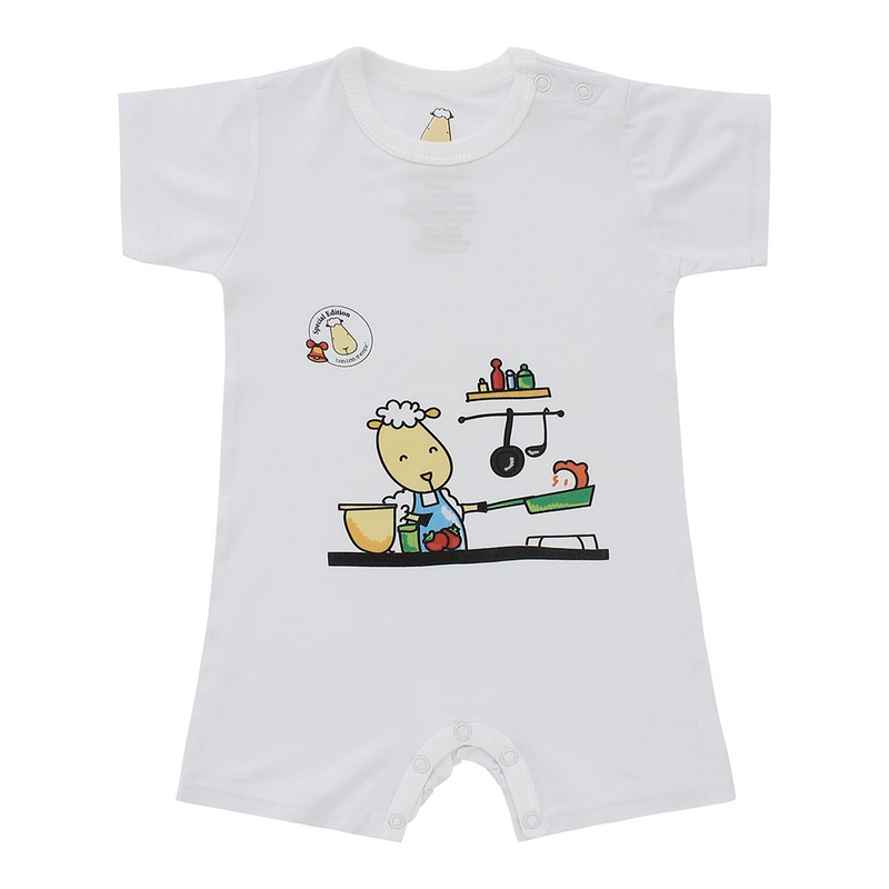 SPECIAL EDITION - Romper Short Sleeve Chef White