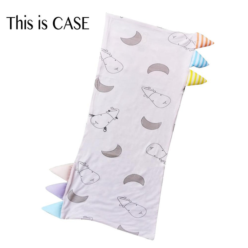 Bed-Time Buddy™ Case Big Moon & Sheepz Pink with Color & Stripe tag - Medium