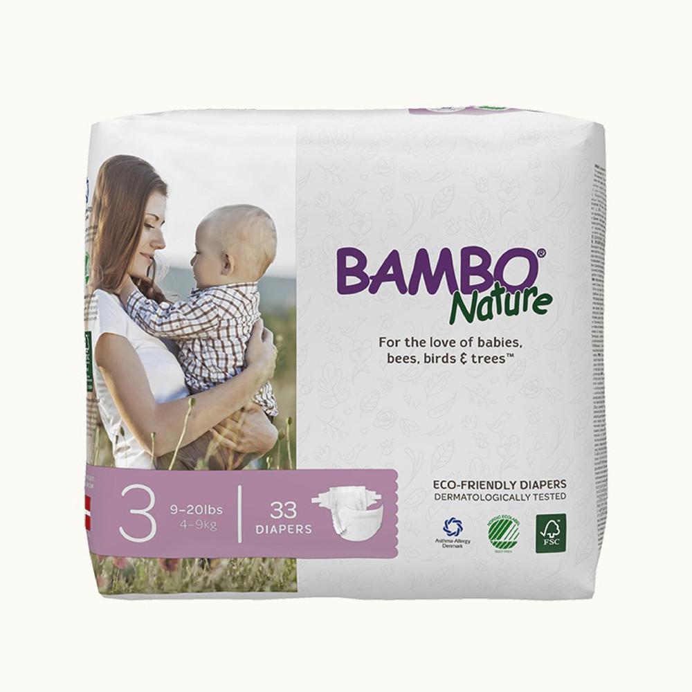 Bambo Nature Baby Diaper [Size 3 / 4-9kg] 33/pack