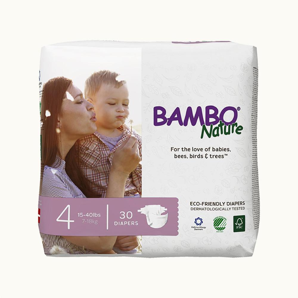 Bambo Nature Baby Diaper [Size 4 / 7-18kg] 30/pack