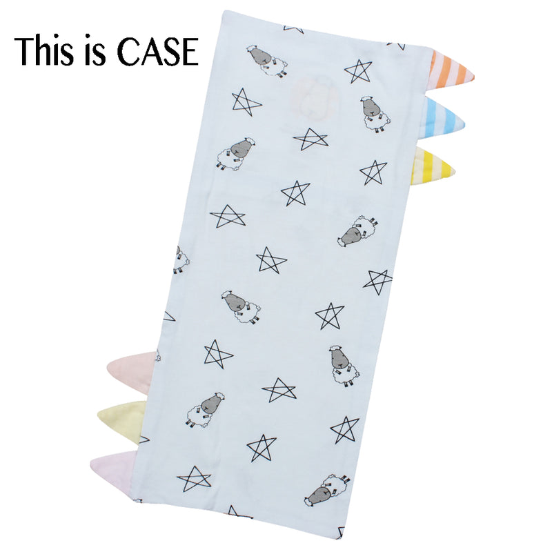 Bed-Time Buddy™ Case Small Star & Sheepz Blue with Color & Stripe tag - Jumbo