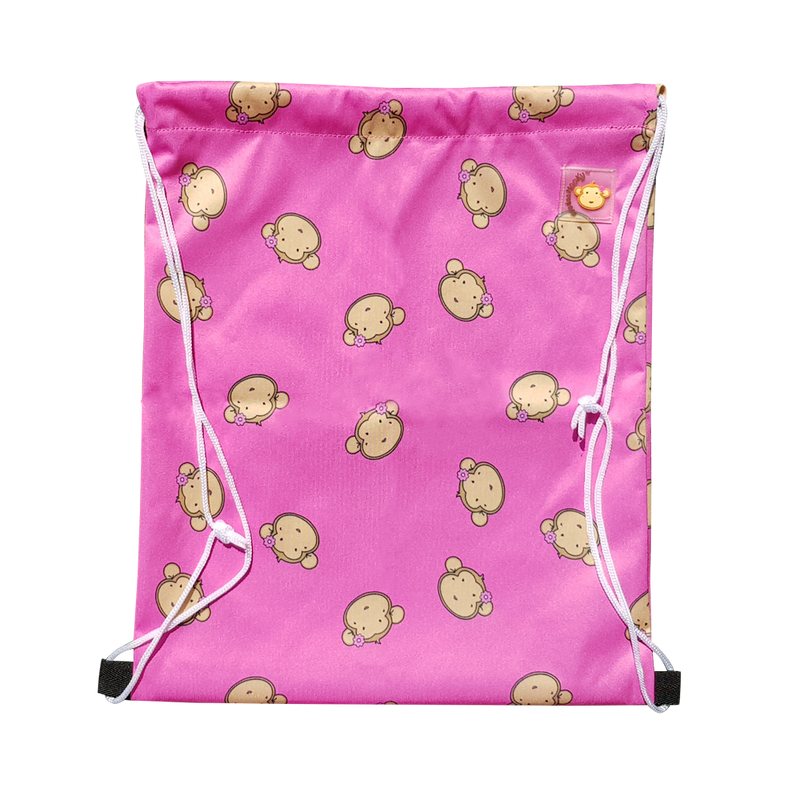 Lucky Bag - Drawstring Bag Lucky Mooky Pink