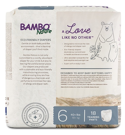 Bambo Nature Training Pants XXL (18+kg) [5 packs,  90pcs/5 packs]