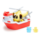 Green Toys Rescue Boat and Helicopter