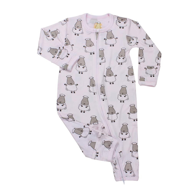 Romper Zip Pink Big Sheep