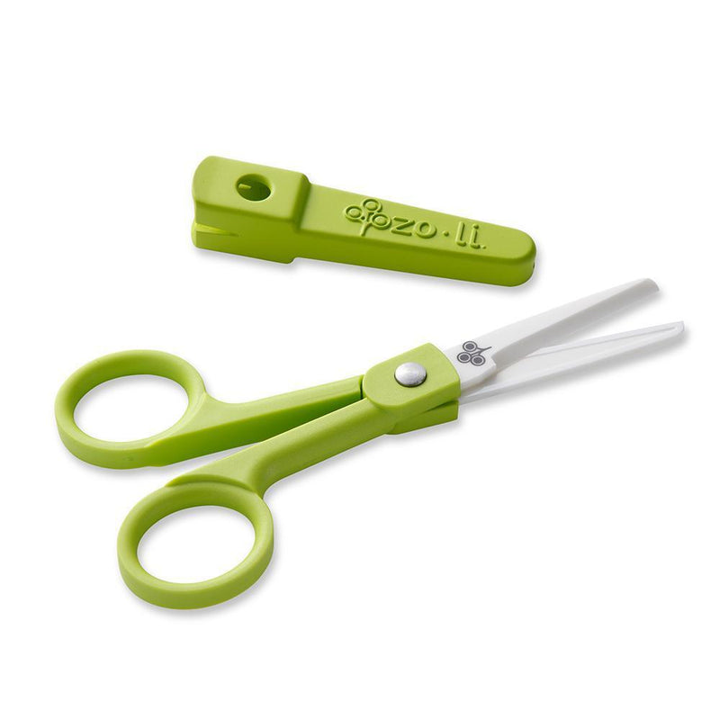 Zoli Snip Ceramic Food Scissors - Sage Green