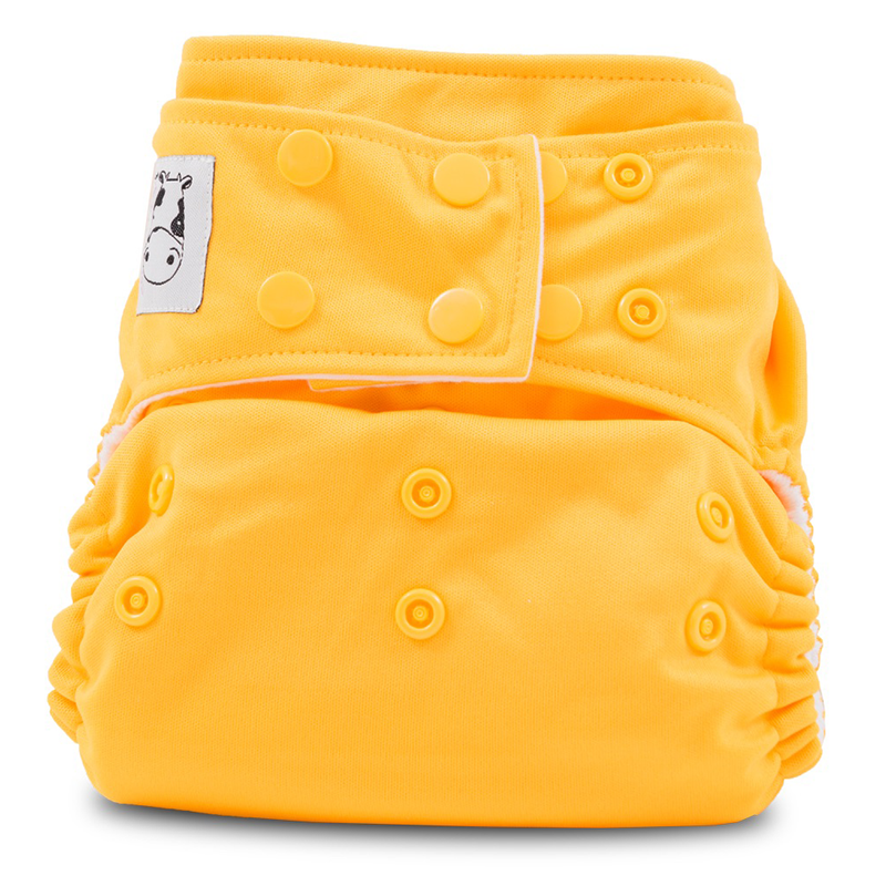 Cloth Diaper One Size Snap - Light Orange
