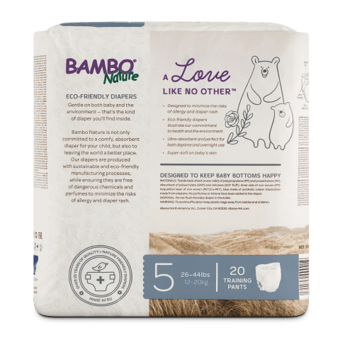 Bambo Nature Training Pants XL (12-20kg) [5 packs, 100pcs/ 5packs]